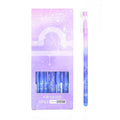 Box containing 12 colourful Constellation quick-drying gel pens for office and writing tasks.