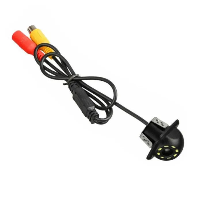 Black reversing HD rear view camera with aluminum alloy shell, IP67/68 waterproof and 6.8 shockproof for GM vehicles.