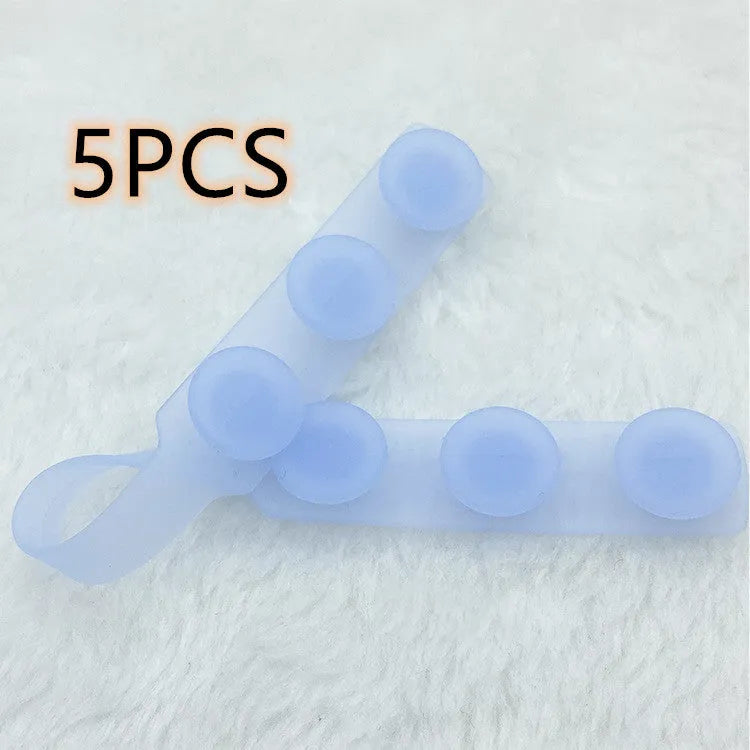 1.5cm wide silicone elastic cord extension strap for masks in red, purple, grey, blue, black, pink and transparent colours