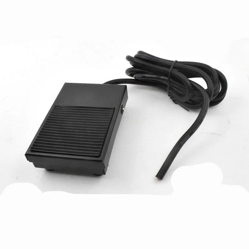 Welding machine foot switch pedal with 1.8 metre cable and 2-pin plug connectors
