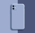 Silicone mobile phone case for iPhone 11 series in solid colour options