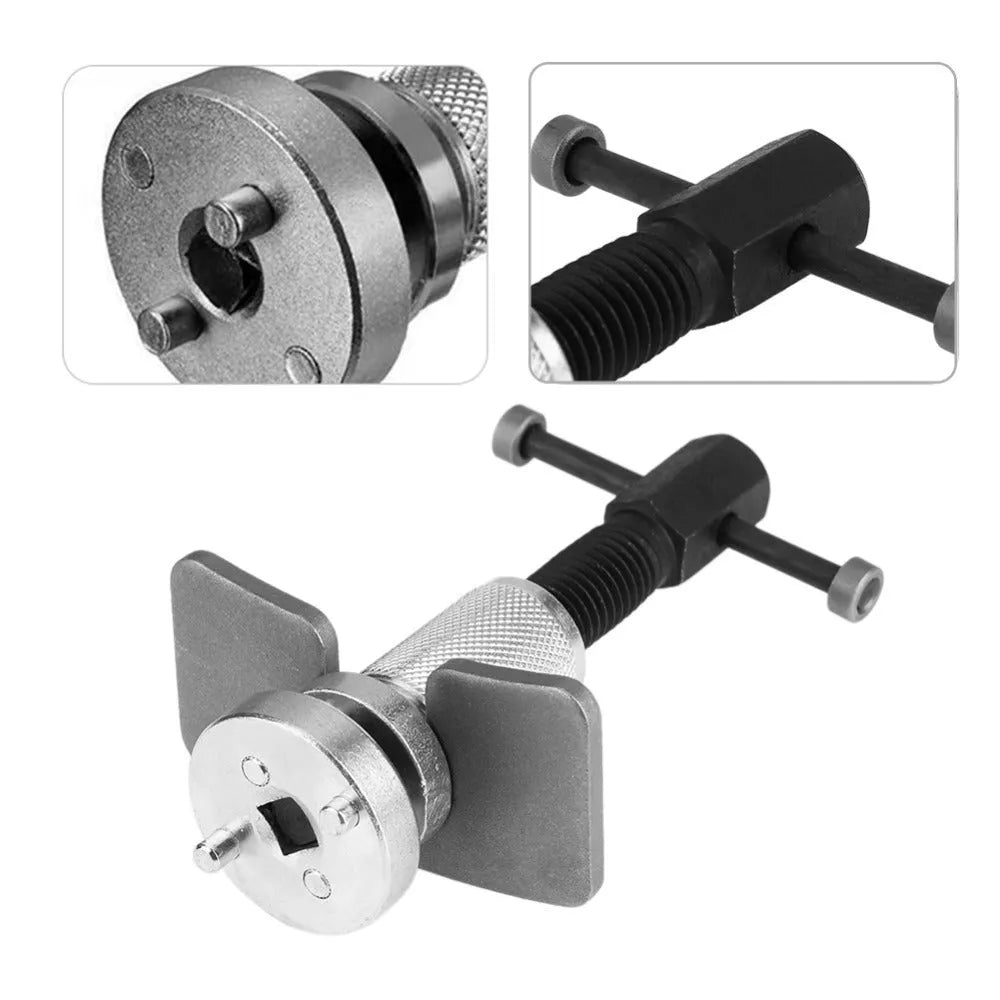 3-piece brake cylinder adjustment group brake pad replacement tool set in black chrome vanadium steel