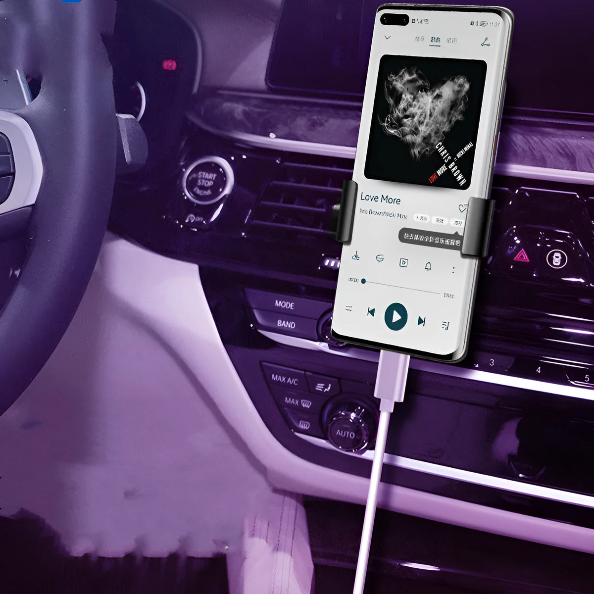 Type-C to 3.5mm audio adapter cable, 95cm, TPE and metal shell, silver gray, with Mini USB fast charging option