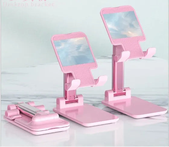 Black desk mobile phone holder made from silicone and ABS measuring 110x66x156mm