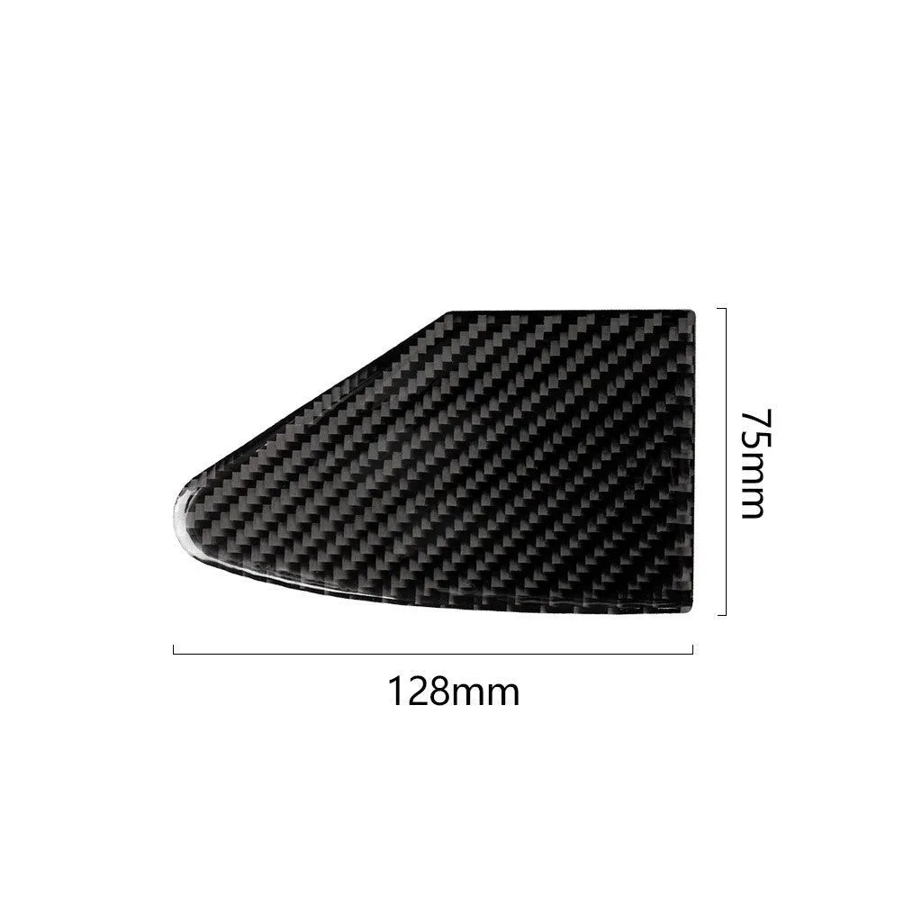 Carbon fibre textured decorative sticker for USB charging port panel with 3M adhesive backing