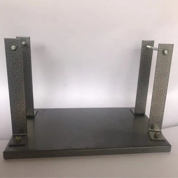Black iron flip chip bracket accessory for portable electric planers, dimensions 285mm x 170mm x 180mm.