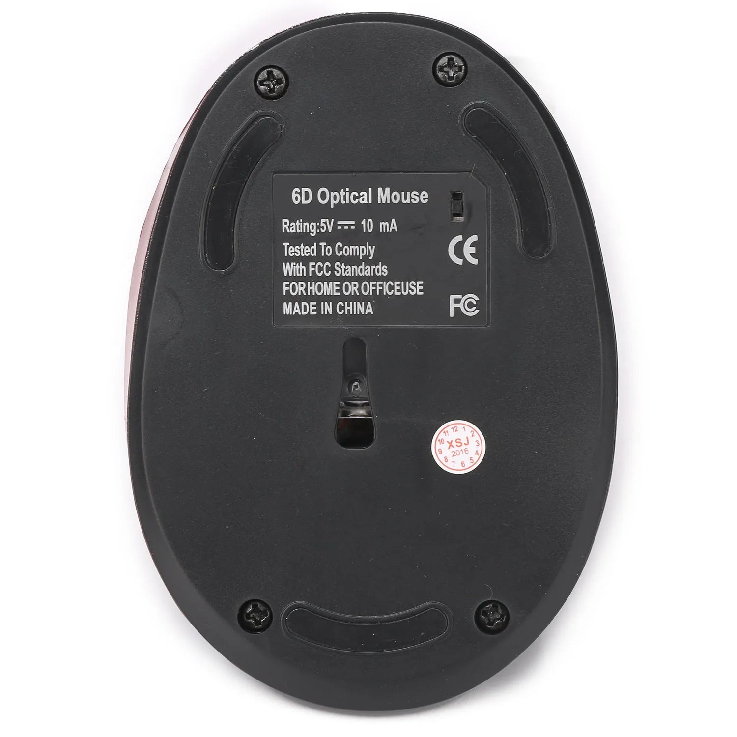 Vertical rechargeable wireless ergonomic mouse in black with 2400dpi and 2.4GHz receiver