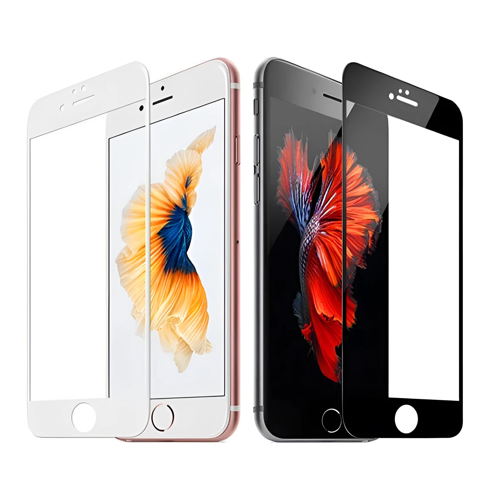 Full screen sanding toughened PET screen protector for iPhone models XR XS Max 6 7 8 Plus black white