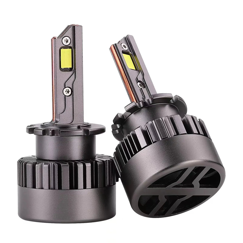 D Series LED D2SD4S car headlight bulb with three copper tubes and dust cover lamp shade