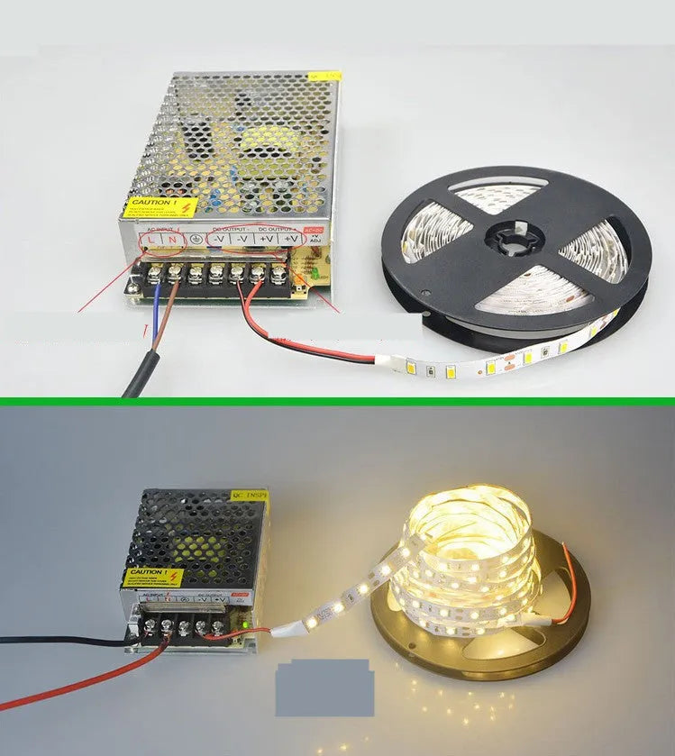 2835 and 5050 LED light belt for commercial shelf and counter display lighting in white