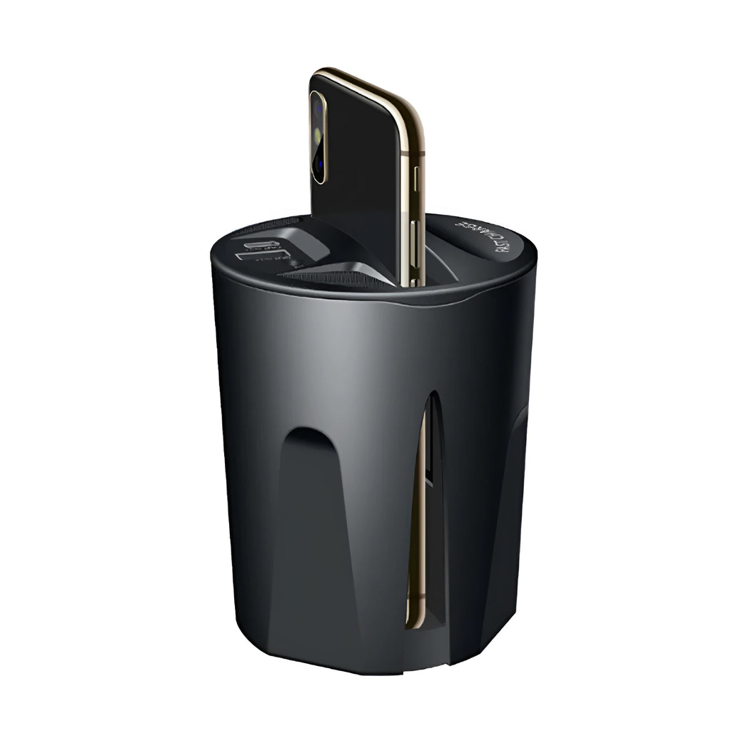 Black car two-in-one wireless charger model X8