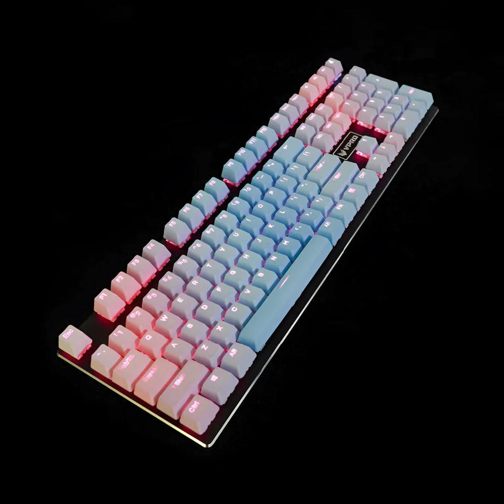 109-key PBT double colour dip dyed OEM height mechanical keyboard keycap set in selected style