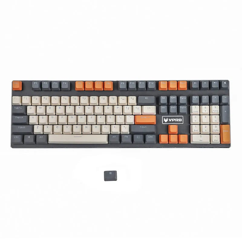 109-key PBT double colour dip dyed OEM height mechanical keyboard keycap set in selected style