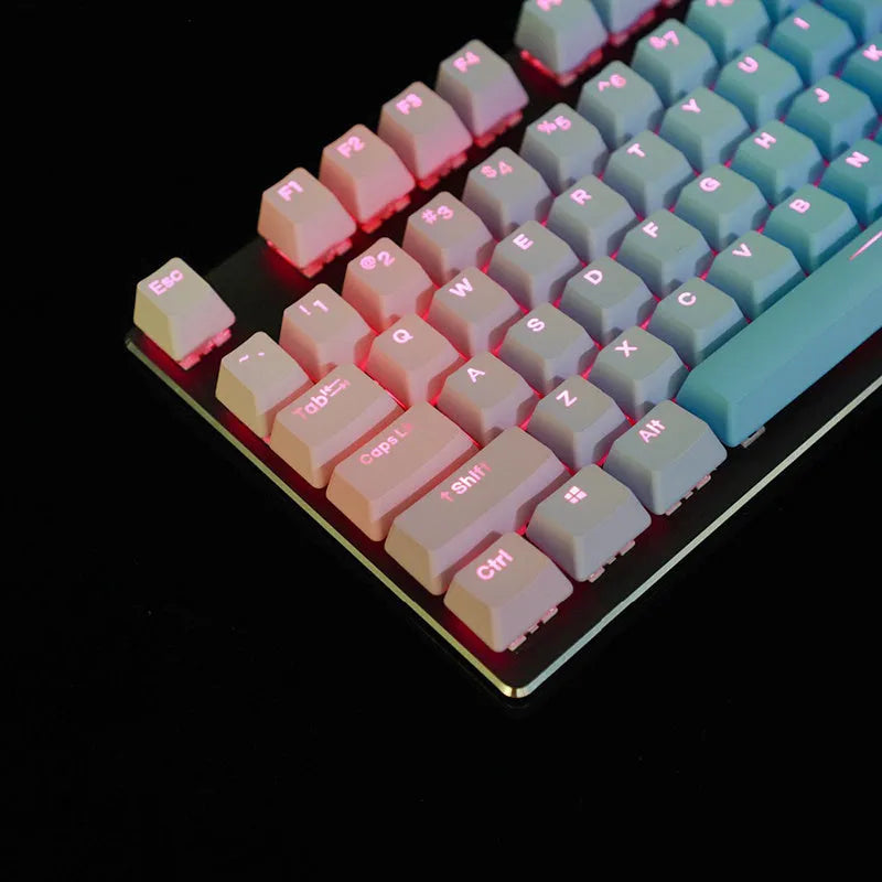 109-key PBT double colour dip dyed OEM height mechanical keyboard keycap set in selected style