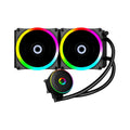 Iceberg 240 black all-in-one CPU water cooler with ARGB fan and 240mm radiator