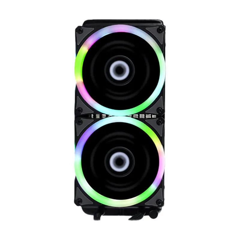 Iceberg 240 black all-in-one CPU water cooler with ARGB fan and 240mm radiator