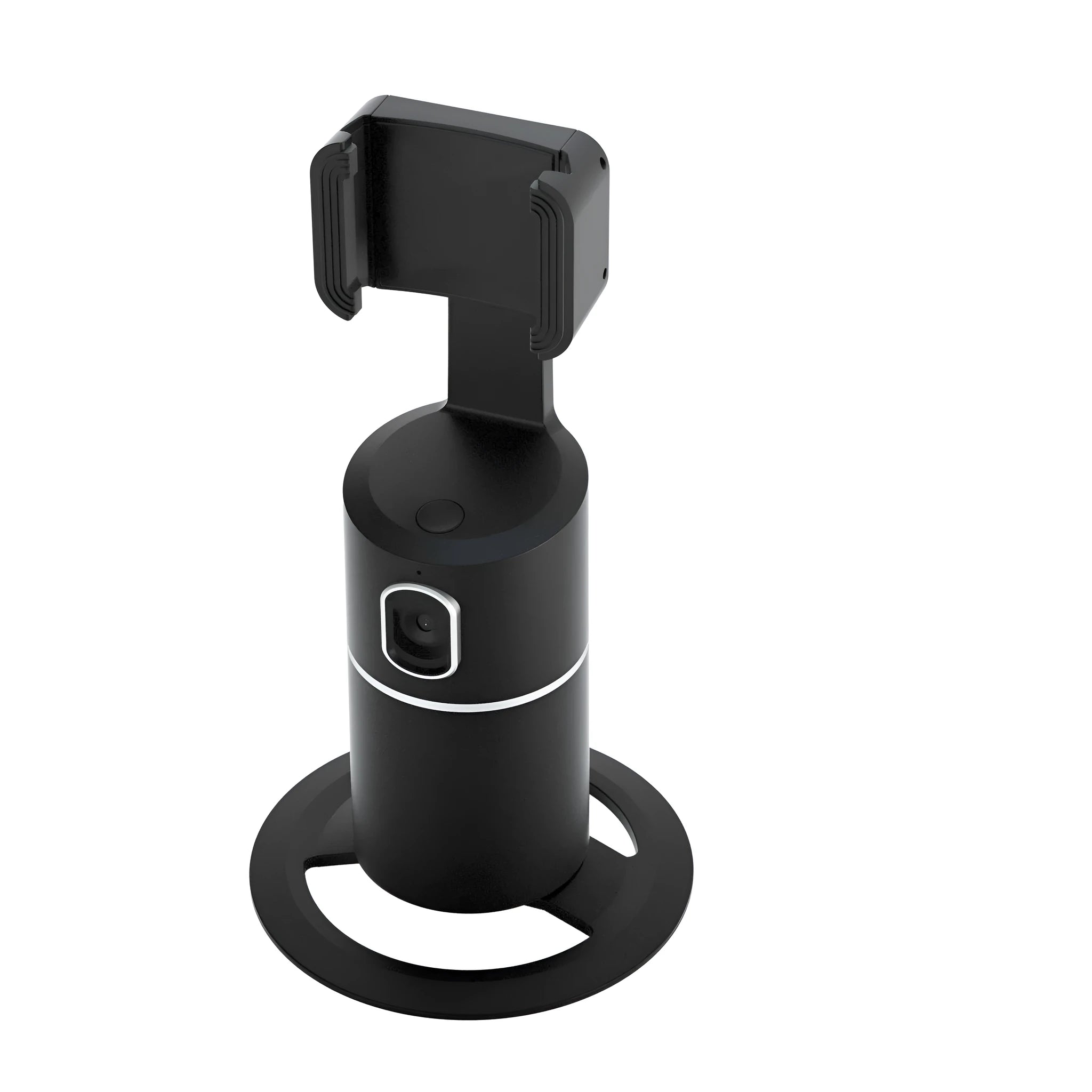 Smart tracking gimbal stabilizer for mobile phones with 360-degree rotation in black, pink or white colour