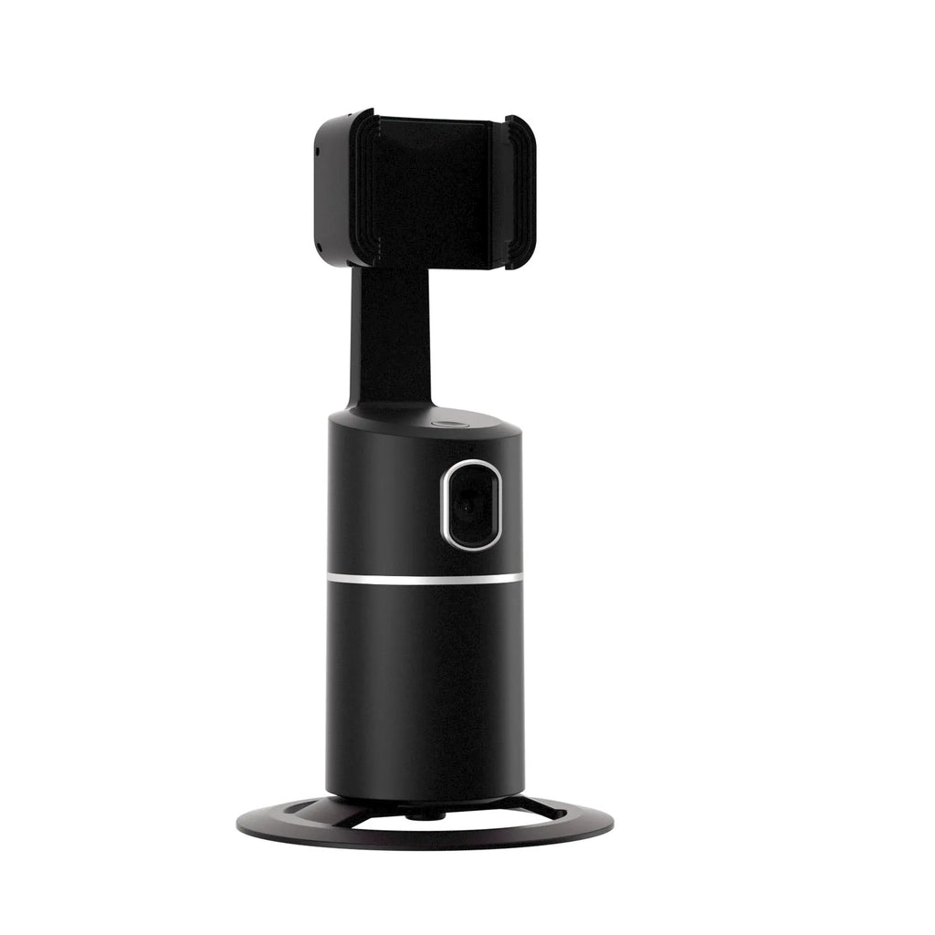 Smart tracking gimbal stabilizer for mobile phones with 360-degree rotation in black, pink or white colour