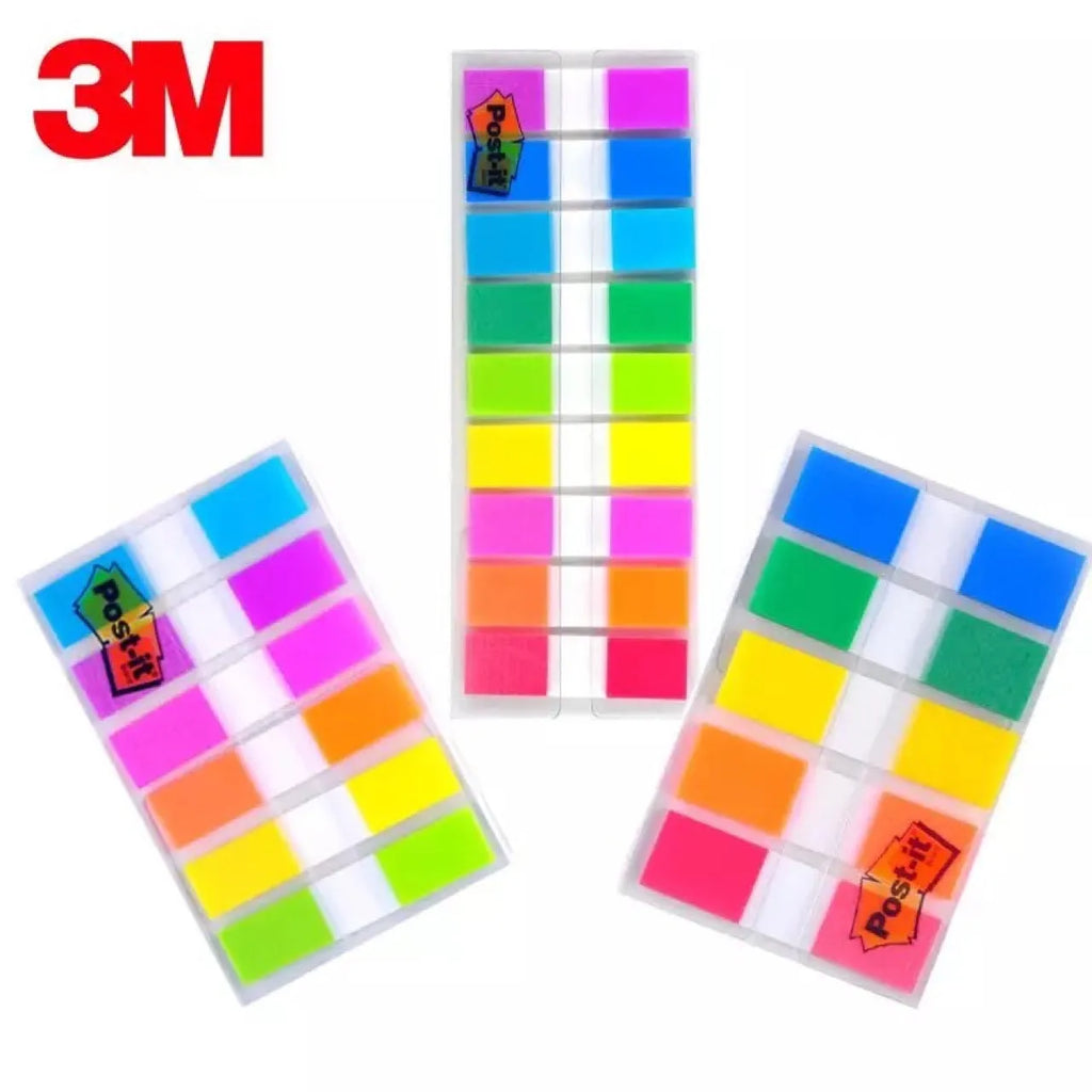 Pack of six books containing small, rectangular removable plastic indicator labels in mixed colours.