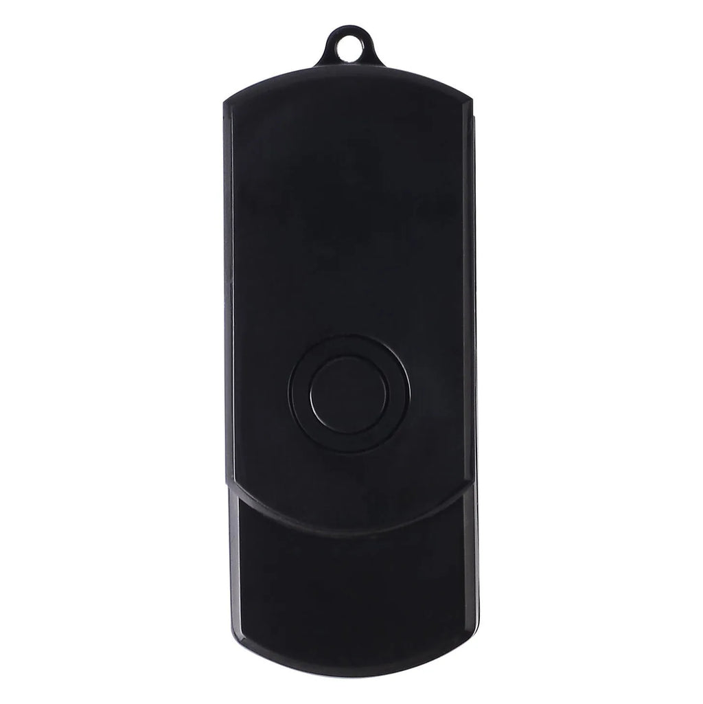 U03 Recording Rotary Card U Disk in black plastic shell with rotary switch and USB 2.0 port