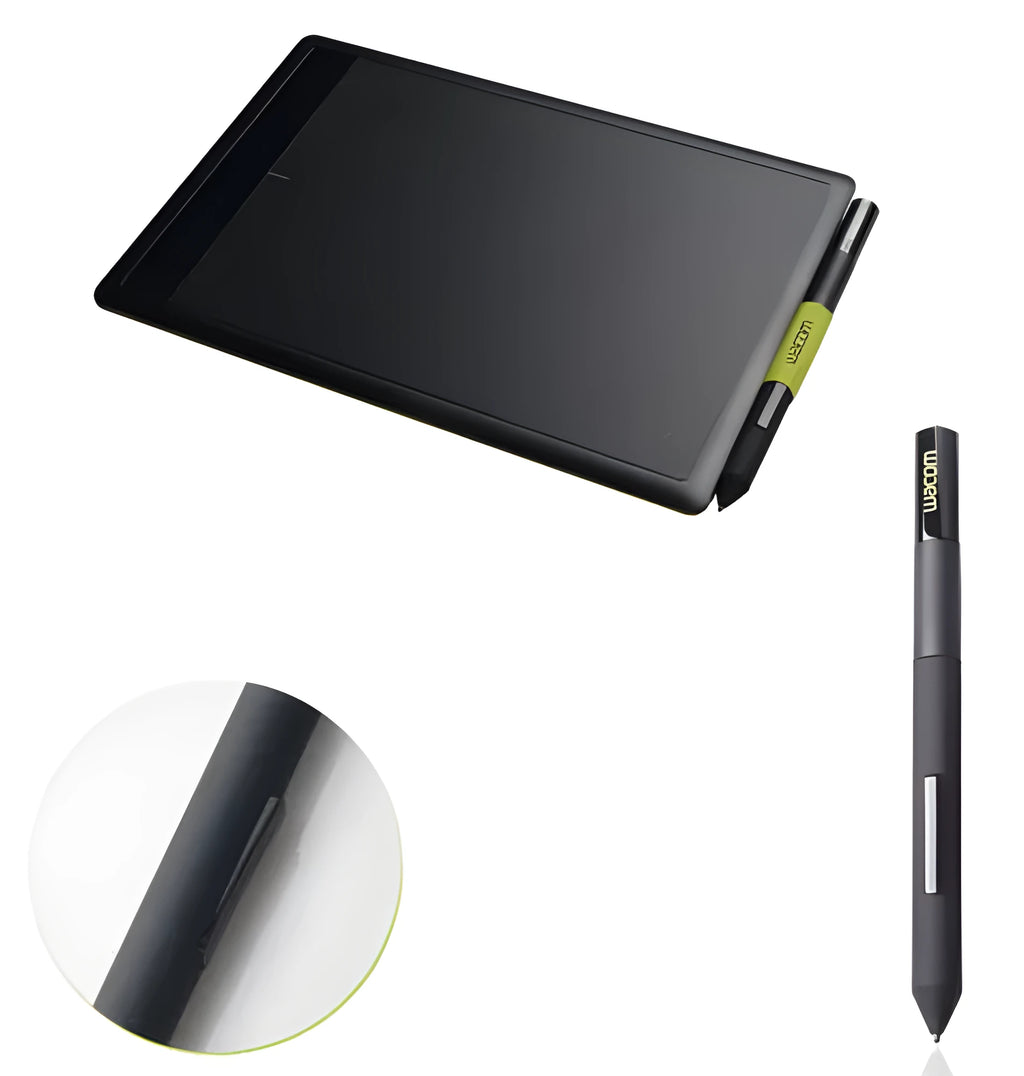 Black original Wacom pen holder for CTL-671 and CTL-471 graphics tablets.
