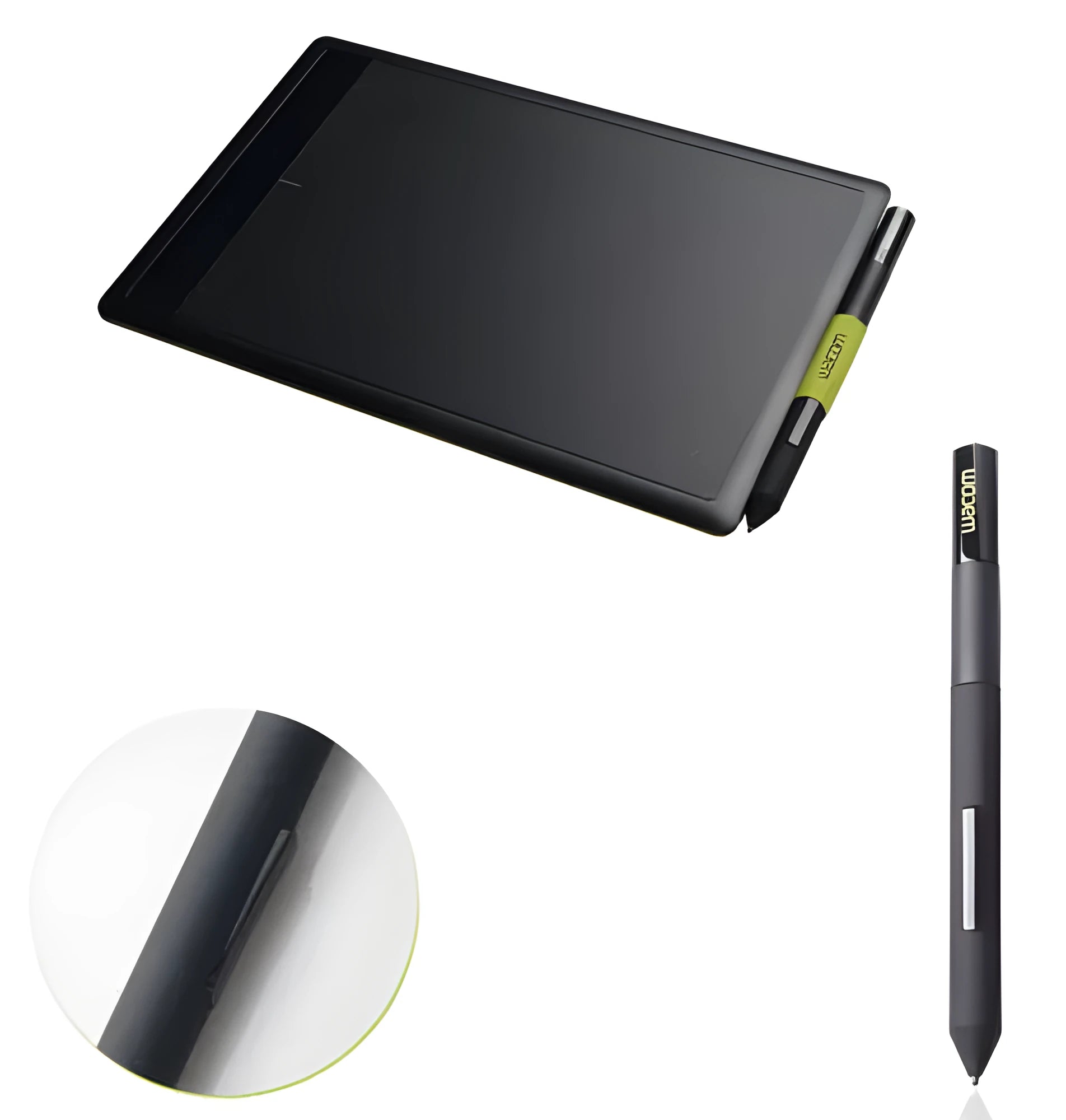 Black original Wacom pen holder for CTL-671 and CTL-471 graphics tablets.