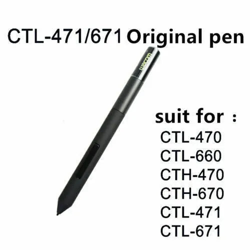 Black original Wacom pen holder for CTL-671 and CTL-471 graphics tablets.