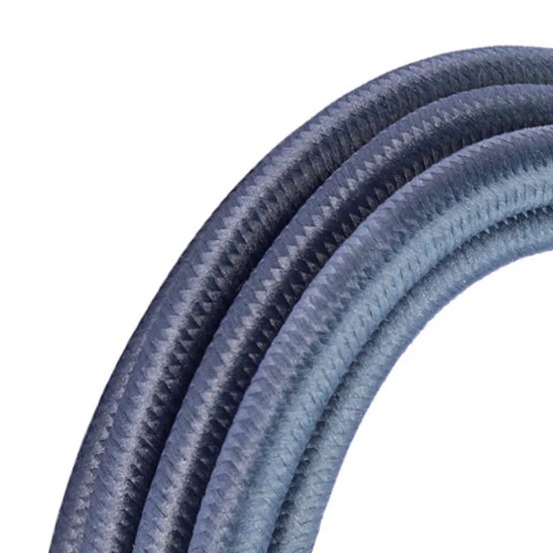 Blue USB male to 6.35mm male audio recording cable, 3 metres, for laptop to guitar connection