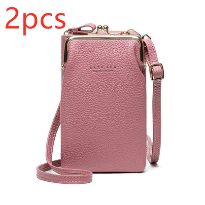 Stylish lychee pattern shoulder bag made of premium PU leather with secure zipper closure and internal organization compartments