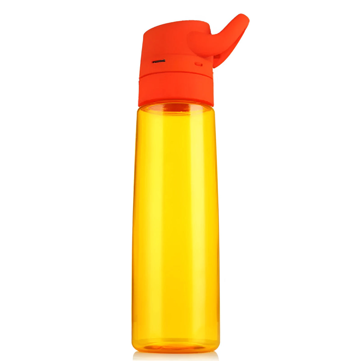 Orange 750ml Bluetooth audio water bottle for cycling sports