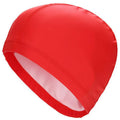 Polyurethane ear protection swimming cap for long hair, waterproof breathable PU, available in 12 colours