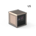 Home theater 1080p HD projector P1S front projection 16:9 UK plug on a table