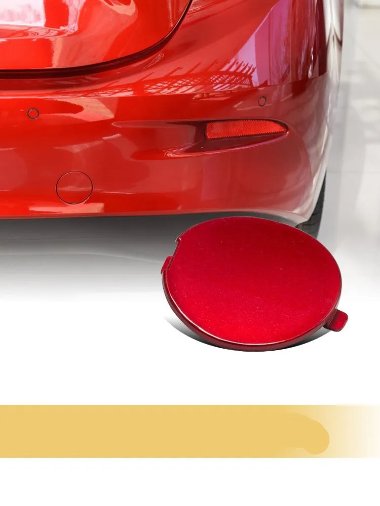 Mazda 3 Angkesaila rear bumper trailer cover 2014-2019 sedan Soul Red colour direct replacement part