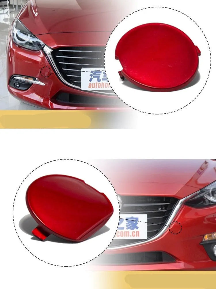 Mazda 3 Angkesaila rear bumper trailer cover 2014-2019 sedan Soul Red colour direct replacement part