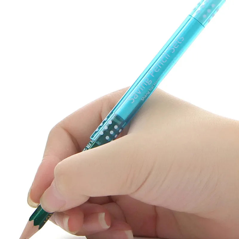 Pencil extender extension rod measuring 9cm length with 0.7mm caliber for standard pencil sizes