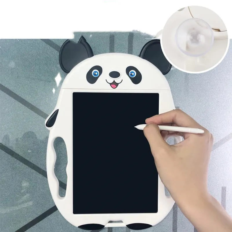 LCD electronic drawing board with panda design featuring one-button erasure function