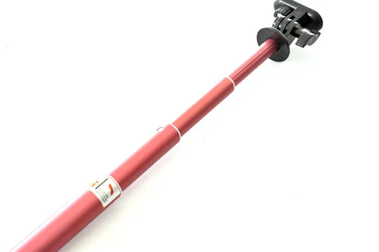 Aluminium alloy mobile phone selfie stick with extended pole and tripod base