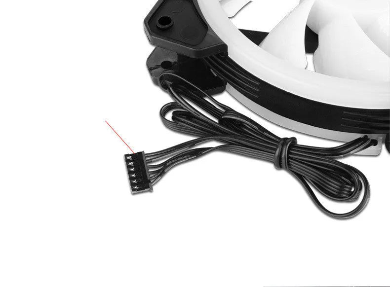 12cm camouflage light RGB colour changing PC chassis cooling fan with hydraulic bearing.