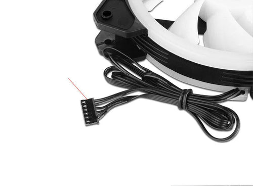 12cm camouflage light RGB colour changing PC chassis cooling fan with hydraulic bearing.