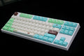 Animal Crossing themed PBT key cap set with thermal sublimation printed characters, standard configuration