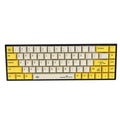 Set of 68 PBT keycaps for a 68-key mechanical keyboard in a single colour.