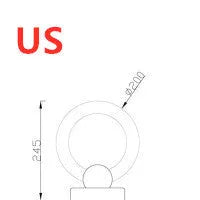 Nordic style wooden circular chandelier with a white Acrylic shade in two size options.