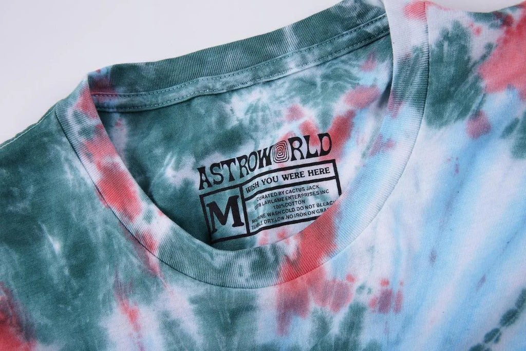 Alien football tie dye short sleeve t-shirt in 98% cotton, unisex casual top