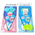 Plastic hollow wreath drawing template set for crafts and stationery