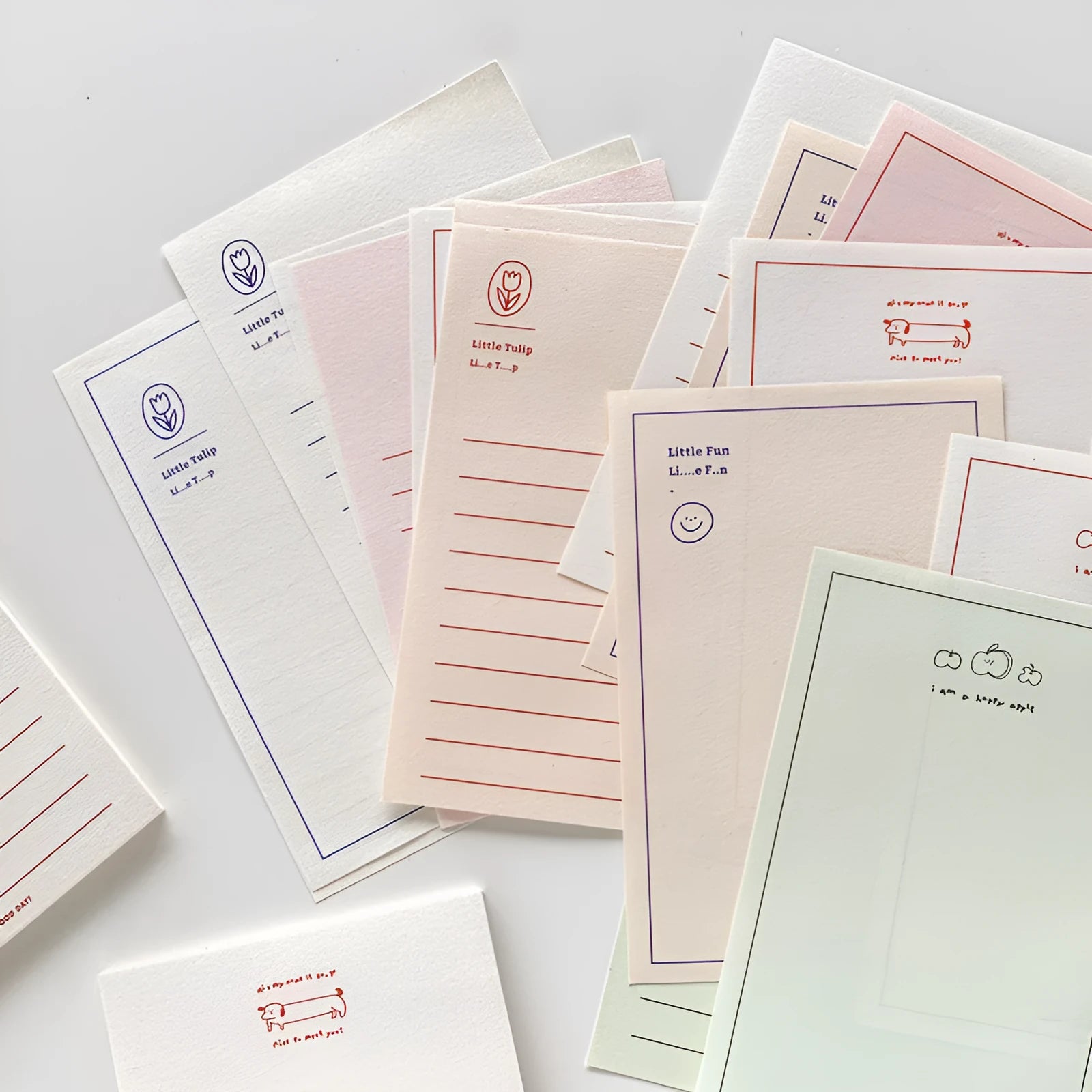 Memo pad notebook compatible with Apple iPhone with paper cover and 30 paper inserts