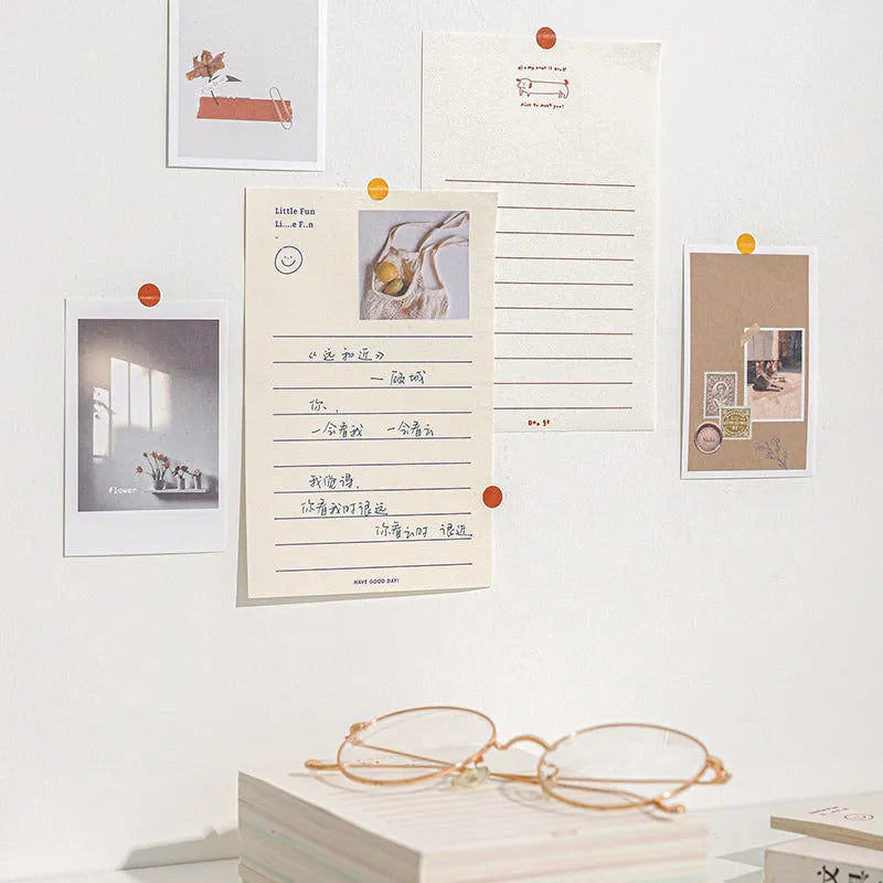 Memo pad notebook compatible with Apple iPhone with paper cover and 30 paper inserts