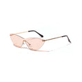 Brown lens vintage sunglasses with a metal frame for adults.