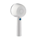 White rechargeable fabric shaver for clothing pilling removal on jerseys