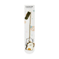 Metal pendant bookmark with 10.3cm chain and decorative charm for books and stationery
