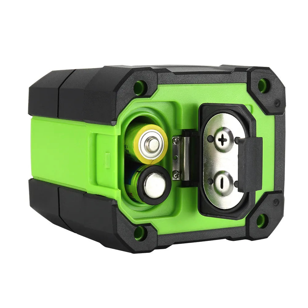 Laser level gauge 635nm red or green beam 65.4 x 75 x 76mm for wall sticking and ground line casting